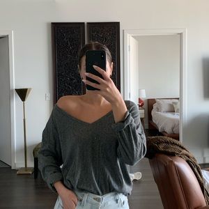 TNA over the shoulder sweater